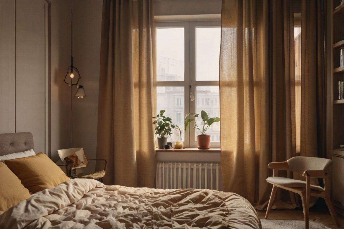decor phòng ngủ phong cách hiện đại và tối giản